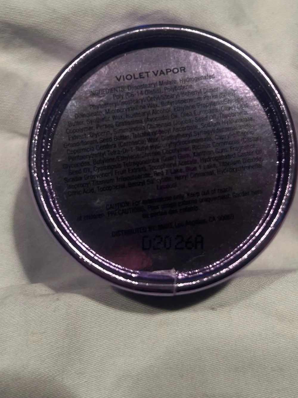 Make Beauty- Lip Reset Mask in Violet Vapor